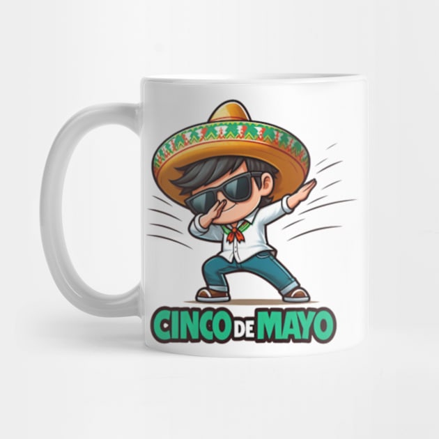 Dabbing BOY Cinco De Mayo Let's Fiesta Mexican Party by MetAliStor ⭐⭐⭐⭐⭐